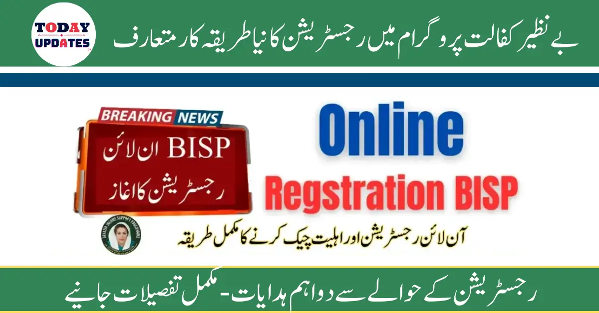 Online Registration BISP 8171 ویب پورٹل - New Changes for 2024-25