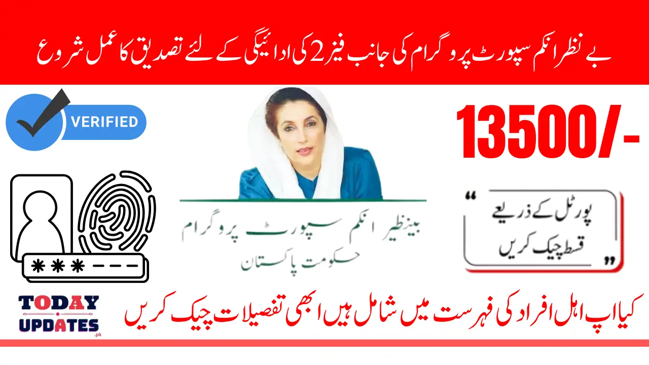 BISP 13500 Payment Phase 2 Verification Start For Eligiable Women Know Complete Details 2025
