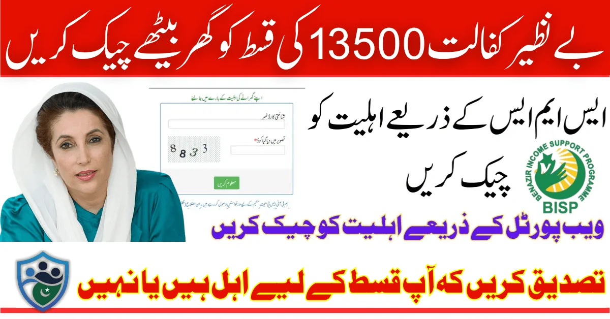 How to Verify Benazir Kafalat 13500 Payment Status Using 8171 Portal Latest Update