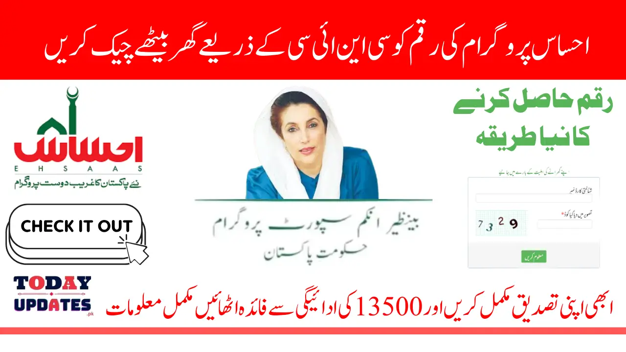 8171 Check Online Cnic Ehsaas Program New 13500 Payment Sitting At Home 2025