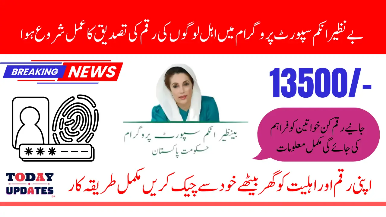 BISP 8171 Payment Verification April 2025 For Eligiable Women Those Complete Registration Already