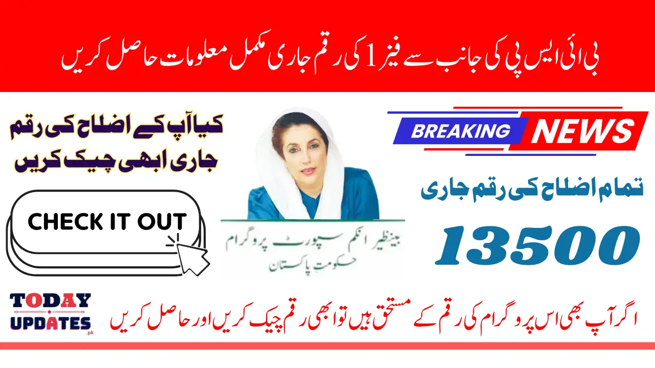 BISP Phase 1 Payment Has Been Started From April 14 Check Now Your District Included Or Not