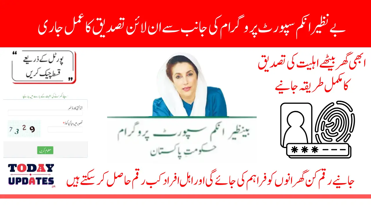 Benazir Income Support Programme Online Eligibility Verification Process For 2025 Payments