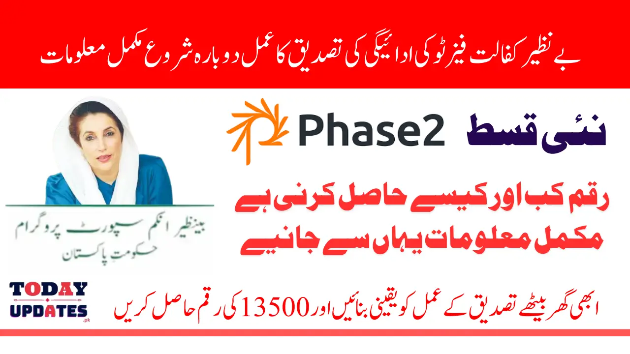 Benazir Kafalat 13500 Phase 2 Verification Process Explained In Simple Words