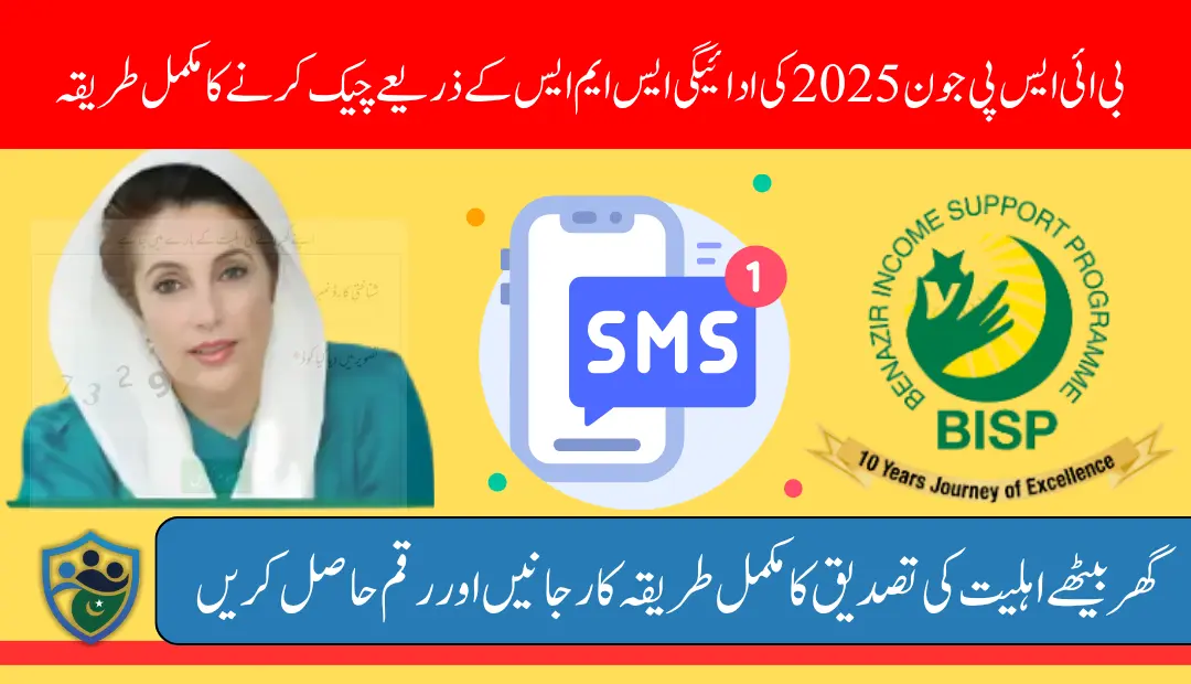 BISP 8171 June 2025 SMS Check How to Verify Your Eligibility from Home (1)