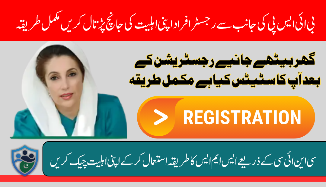 BISP Registration Check By CNIC- Via Use SMS Method Quick Details 2025 Updates