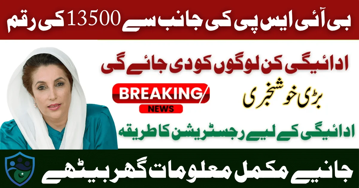 Benazir Kafalat June 2025 Payment 13500 How To Avail This Opportunity